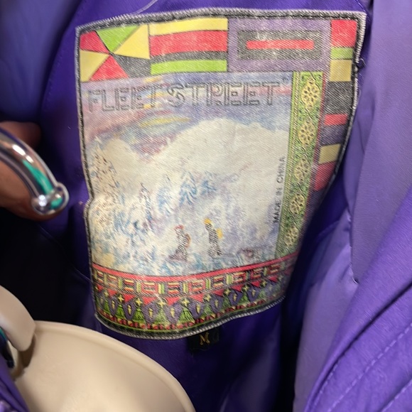 Vintage Fleet Street ski coat puffer with fur lined hood - Picture 4 of 12